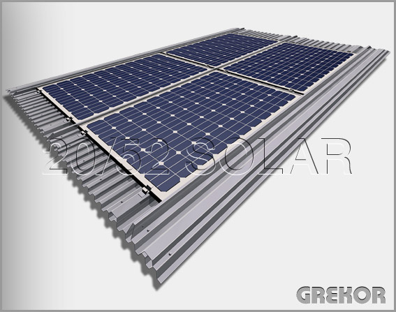 Profili profilati alluminio per pannelli fotovoltaici solari